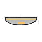 vidaXL Tapis d'escalier 15 Pièces Anthracite 65x24x4 cm