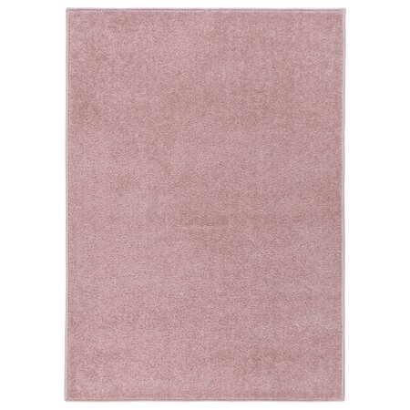 vidaXL Tapis à poils courts 240x340 cm Rose