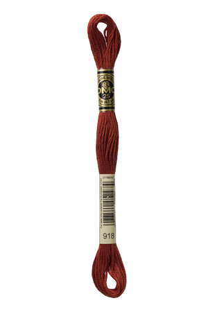 Fil Mouliné DMC Gold Concept 8M Col. 918 Broderie et Point de Croix