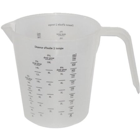 JARDIN PRATIC Doseur d'huile pour mélange 2 temps - Polypropylene