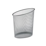 Corbeille à papier Mesh, métal gris - 18 l