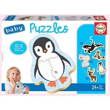 EDUCA - Puzzle - 24 MOIS ANIMAUX DE LA BANQUISE