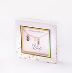 Collier prénom elisa avec pendentif chat