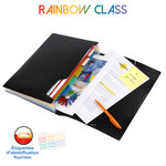 Trieur accordéon Rainbow Class - 6 compartiments - Format A4