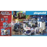 Playmobil - 70570 - policier avec voiturette et voleur a moto