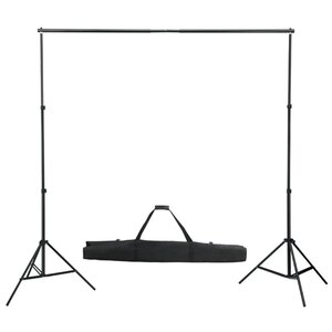 vidaXL Système de toile de fond télescopique 155-300 cm