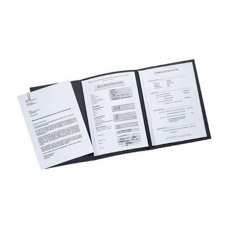 Bewerbungsmappe job excellent plus, 3-teilig, bordeaux ELBA