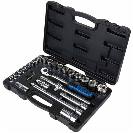 Ks tools jeu de clé à cliquet 28 pièces chromeplus 918.0728