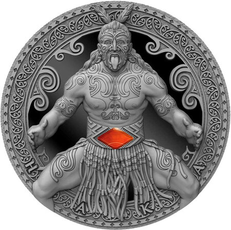 Pièce de monnaie en Argent 2000 Francs g 62.2 (2 oz) Millésime 2020 World Cultures HAKA