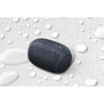 Lg xboom go pl2 - enceinte bluetooth portable - sound boost - 10hrs d'autonomie - ipx5 - 5w - bleu/noir