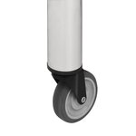 Vidaxl table de travail de cuisine avec roues 80x45x85 cm inox
