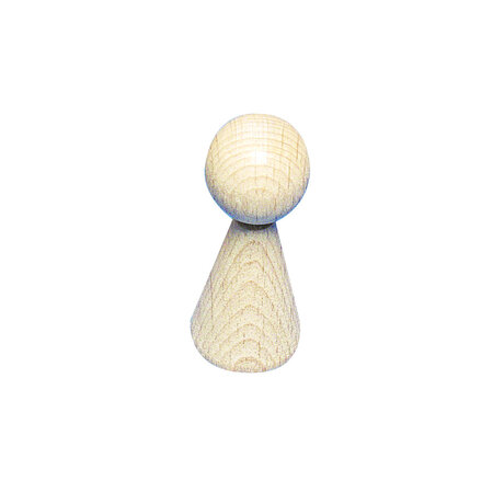Pion en bois Ø 20 x 50 mm