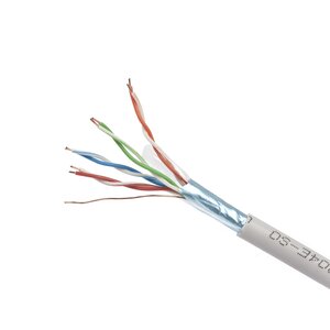 Bobine de câble RJ45 Gembird catégorie 5E Monobrin FTP 100m (Gris)