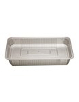 (lot   100 plats) plat rectangulaire aluminium 1 compart. 319 x 259 x 50mm