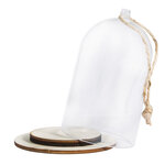 Cloche en plastique avec socle ø6cm x 9cm