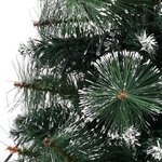 vidaXL Sapin de Noël artificiel pré-éclairé et supports vert 60 cm PVC