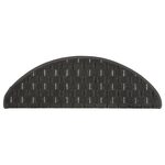 vidaXL Tapis d'escalier 15 Pièces Anthracite 65x21x4 cm