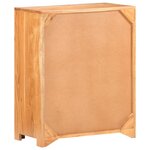 vidaXL Buffet 59x33x75 cm Bois d'acacia massif