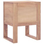 vidaXL Table de chevet 40 x 30 x 50 cm Bois de teck solide