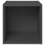 vidaXL Ensemble de meubles TV 8 Pièces Gris Aggloméré