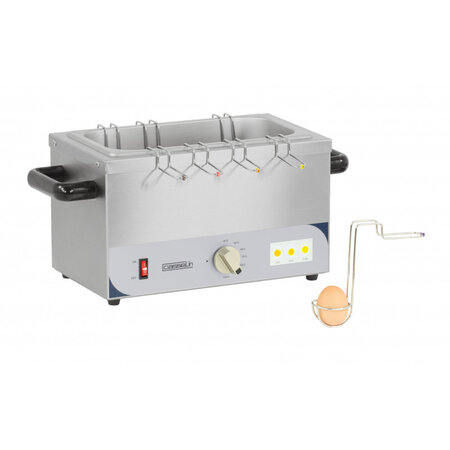 Cuiseur à oeufs professionnel inox - 8 œufs - casselin -  - acier inoxydable 466x240x262mm
