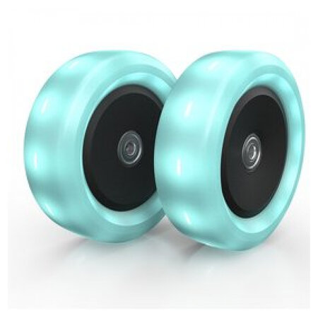 Nexo Roues pour trottinette 120x40mm LED Menthe