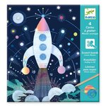 Cartes a gratter Mission cosmique