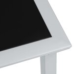 vidaXL Chaises longues 2 Pièces avec table Aluminium Taupe