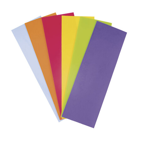 Feuille de cire Kit Printemps  20x6 5cm  6  couleurs triées
