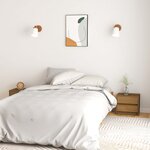 vidaXL Tables de chevet 2 Pièces Marron miel Bois de pin massif