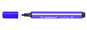 Feutre coloriage trio scribbi triangulaire pte large violet stabilo