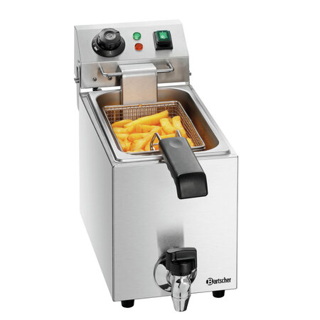 Friteuse professionnelle snack i plus - 2 5 litres - bartscher -  - acier inoxydable2 5 200x530x340mm