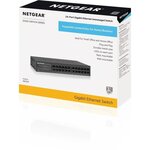 NETGEAR Switch 24 Ports Gigabit Ethernet Métal GS324-100EUS