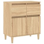vidaXL Buffet Chêne sonoma 60x35x70 cm Bois d'ingénierie