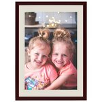 vidaXL Collage de cadres photo 3 Pièces pour mur Rouge foncé 59 4x84 cm