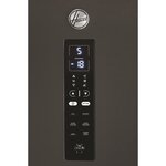 Refrigérateur combiné hoover -  wifi - 351l (257 l + 94l) - 59 5 cm x 200 cm - noir et inox