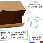 2 Boites cake-bûche -35x11x11 cm