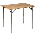 Bo-Camp Table de camping pliable Suffolk 80x60 cm Bambou