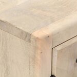 vidaXL Table de chevet 40x30x50 cm Bois de manguier massif