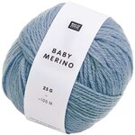 Pelote laine mérinos 100 m - Bleu