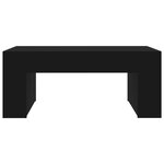 vidaXL Table basse Noir 100x60x42 cm Aggloméré