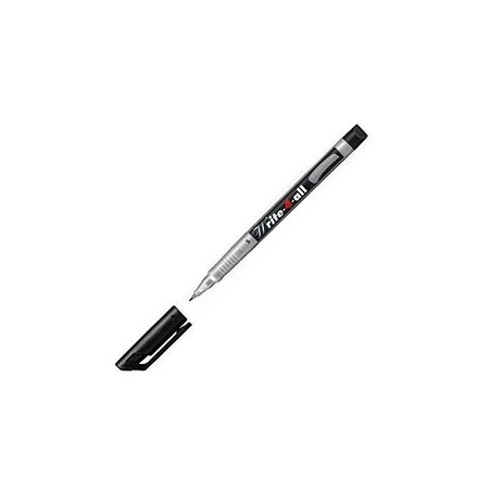 Stylo feutre permanent write-4-all pte superfine 0 4 mm noir x 10 stabilo