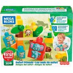 MEGA BLOKS First Builders Les Eco Amis Safari - 30 blocs - 12 mois et +