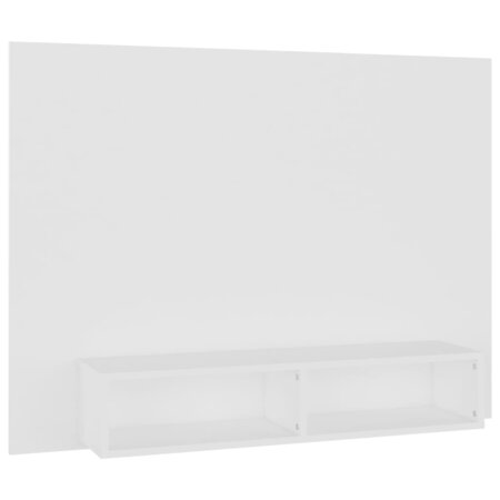 vidaXL Meuble TV mural Blanc 120x23 5x90 cm Aggloméré
