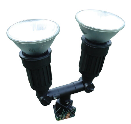 Spot Jardin à piquer double - E27 80w max IP44