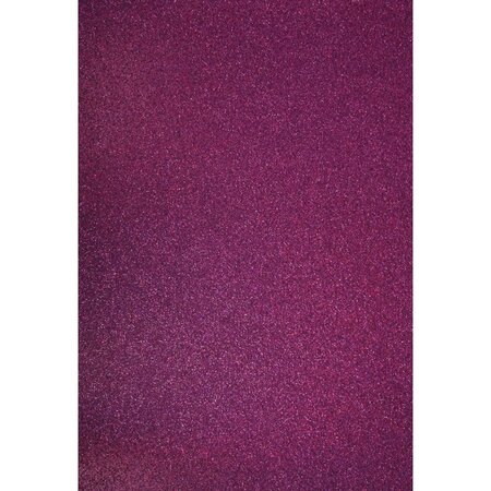 Papier cartonné pailleté A4 Rouge lilas 10 feuilles