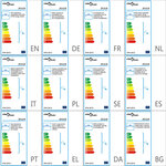 vidaXL Plafonnier Noir 3 ampoules E27