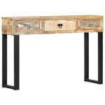 vidaXL Table console 110 x 30 x 76 cm Bois de manguier massif