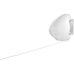 FLEIFHEIT Séchoir mural ROLLFIX Single 80 LongLine - Longueur d'étendage 8 m - Blanc