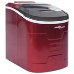 vidaXL Appareil à glaçons Rouge 2 4 L 15 kg / 24 h